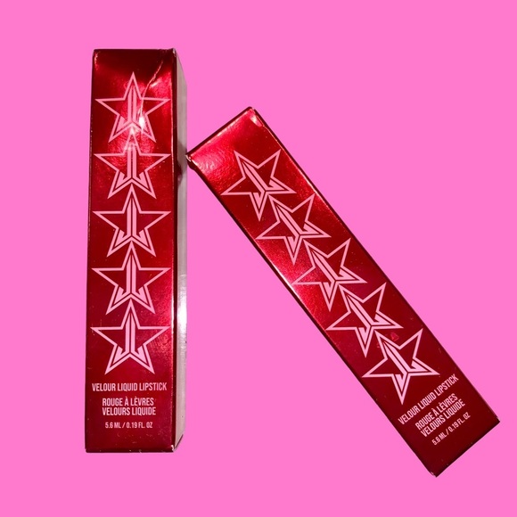 NWT 2 x Jeffree Star Pink Kitten Velour Liquid Lipstick Bundle - Picture 3 of 10